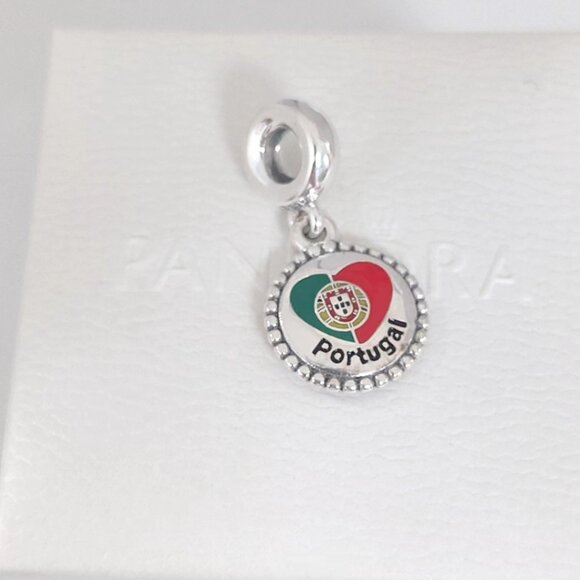 Pandora Portugal Flag Dangle Charm S925 Silver with box - Picture 5 of 8